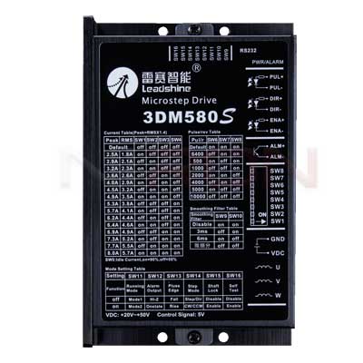 قیمت درایو استپ موتور سه فاز 8 آمپر لیدشاین مدل 3DM580s قیمت درایو استپ موتور سه فاز 8 آمپر لیدشاین مدل 3DM580s