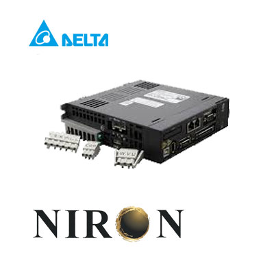 پک سروو موتور دلتا مدل E3-750W-3000RPM ترمزدار ECMA‑E3M‑C20807SSE با درایو ASD‑E3‑0721‑L